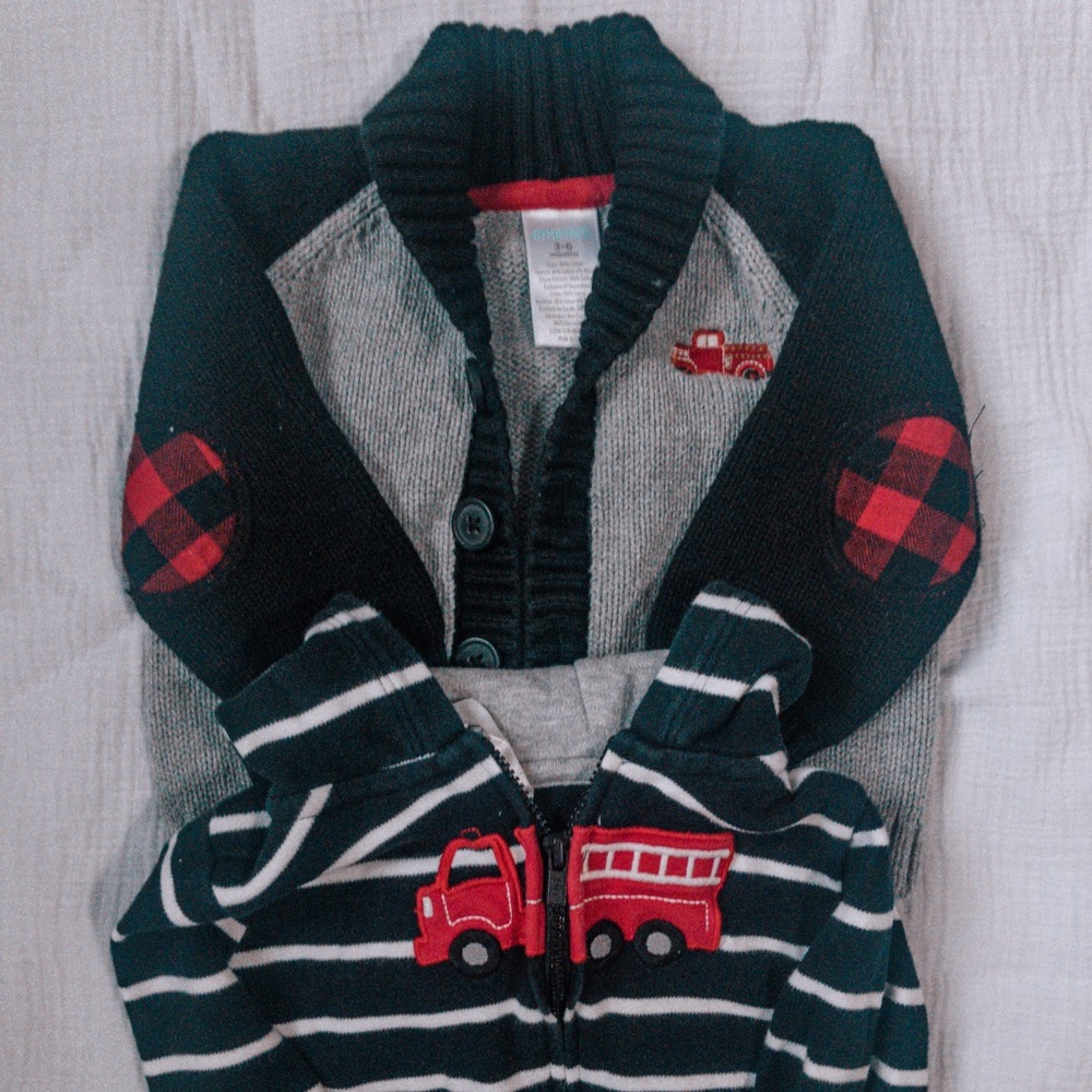 Baby boy fireman’s package